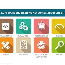 關(guān)鍵字和平面圖標集